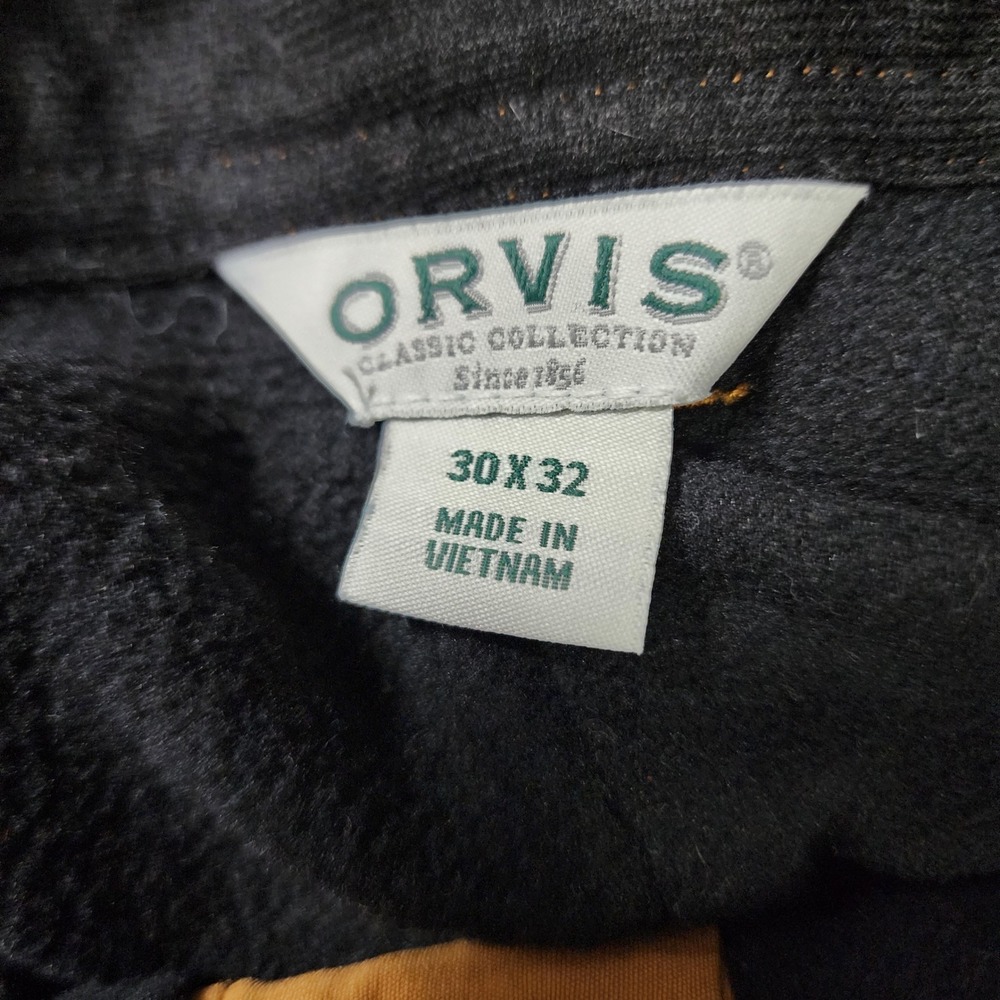 Orvis Performance Tech Pants 30x32 Regular Fleece Lined Stretch Hiking Brown - Picture 4 of 11